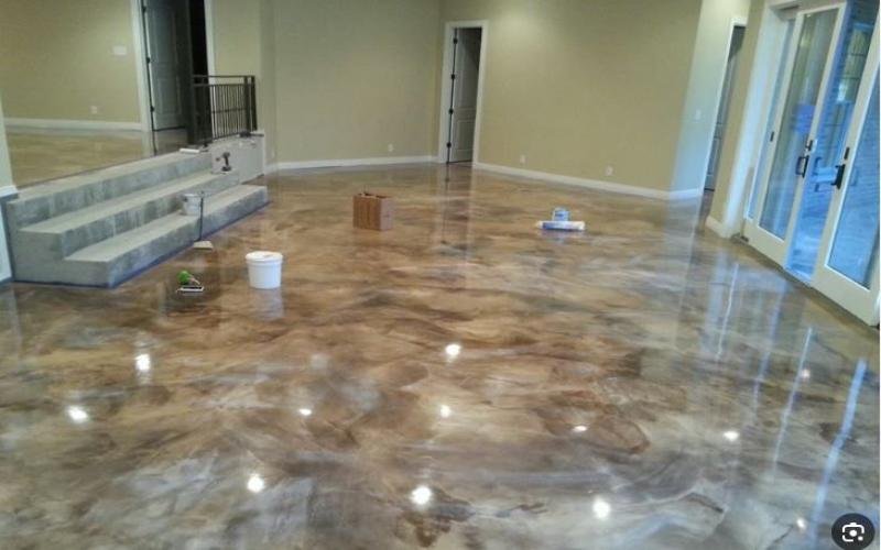 دهان ارضيات ايبوكسى